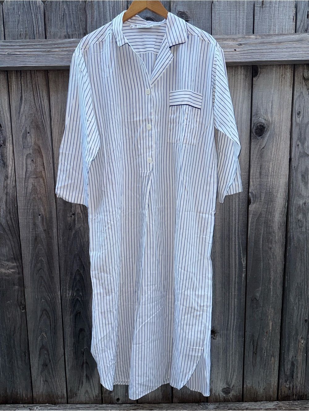 Vintage Christian Dior Nightshirt Nightgown Size Medium